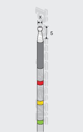 ЭРХПГ-катетер с металлическим дистальным концом конической формы, диаметр 2,3>1,6 мм, длина 215 см, диаметр проводника 0,018 дюйма, диаметр канюли X - 1,0 мм